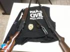 Pol�cia Civil de S�o Gotardo apreende tr�s armas de fogo que estavam com ladr�es de fazendas da regi�o