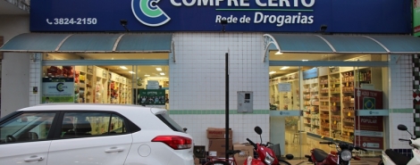 Farmácia Compre Certo de Lagoa Formosa passa por ampliação e em breve estará com estacionamento próprio 