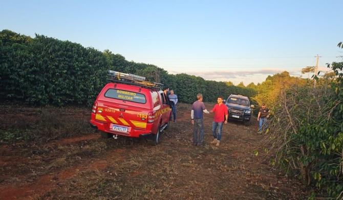 Corpo de idoso desaparecido é encontrado por voluntários em fazenda de café em Monte Carmelo