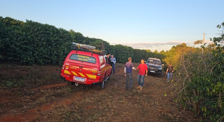 Corpo de idoso desaparecido é encontrado por voluntários em fazenda de café em Monte Carmelo
