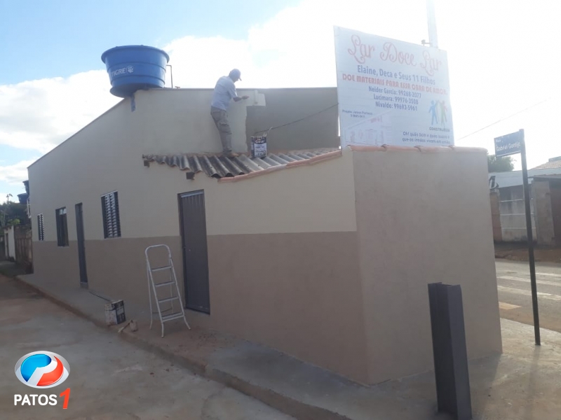 clique para ampliar Carmo do Paranaíba: amigos pedem ajuda para finalizar construção de casa para família carente