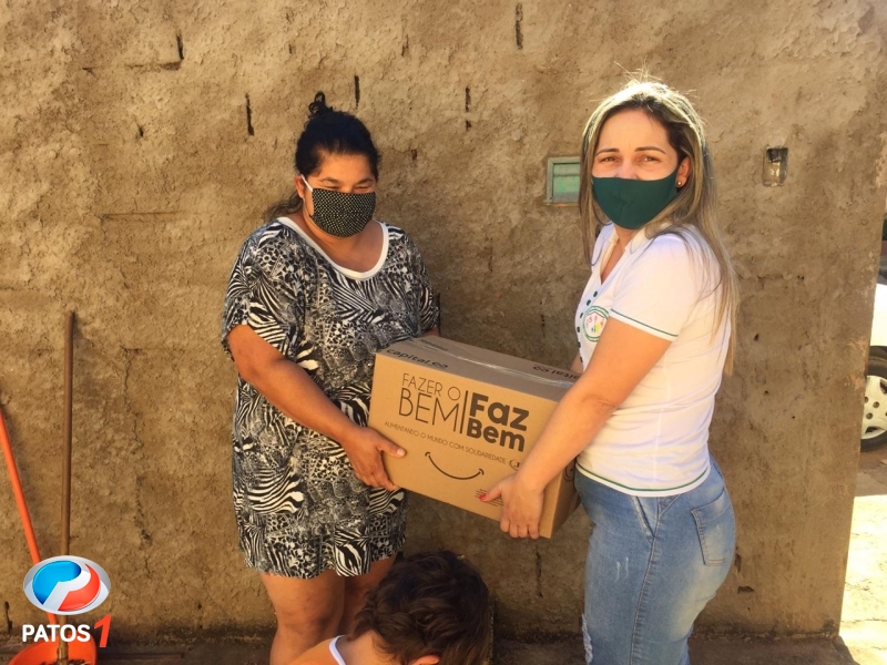 clique para ampliar Secretaria de Estado de Desenvolvimento Social faz doação de 140 cestas básicas para Lagoa Formosa