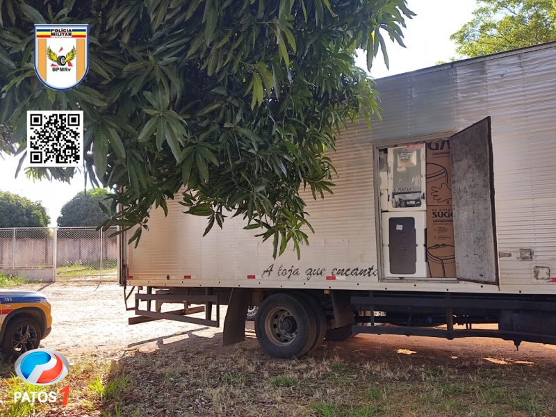 clique para ampliar Polícia Militar recupera mais um caminhão com carga de eletrodomésticos furtada em Lagoa da Prata