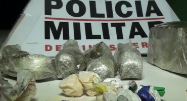 Polícia Militar apreende cocaína e maconha em Patos de Minas
