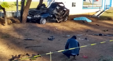 Motorista morre e outras quatro pessoas ficam feridas em acidente na BR-354