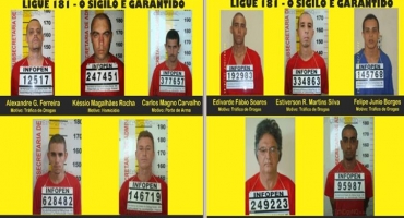 Lista com os 10 mais procurados em Patos de Minas e região é divulgada pela polícia Lista com os 10 mais procurados em Patos de Minas e região é divulgada pela polícia
