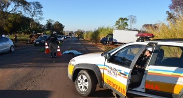 Motoqueiro morre em acidente na BR-354 próximo à cidade de Lagoa Formosa 