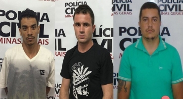 PC prende trio acusado de homicídio triplamente qualificado PC prende trio acusado de homicídio triplamente qualificado