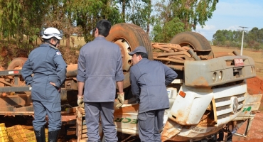 Motorista de empresa de tomates de Lagoa Formosa morre em capotamento  na BR-354