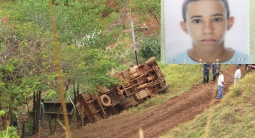 Adolescente de 15 anos morre esmagado por caminhão na zona rural de Carmo do Paranaíba Adolescente de 15 anos morre esmagado por caminhão na zona rural de Carmo do Paranaíba