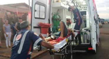 SAMU socorre homem de 32 anos atingido com tiro no tórax em Patos de Minas SAMU socorre homem de 32 anos atingido com tiro no tórax em Patos de Minas