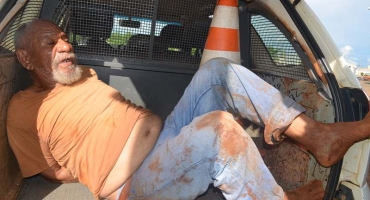 Homem com problemas mentais coloca fogo em centro de saúde em Lagoa Formosa 