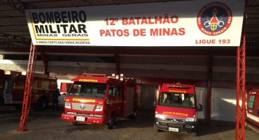 Solenidade oficializa o 12º Batalhão de Bombeiros Militar em Patos de Minas Solenidade oficializa o 12º Batalhão de Bombeiros Militar em Patos de Minas