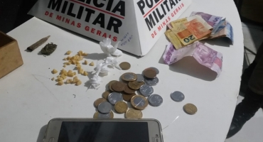 Suspeito de tráfico é preso no Vila Garcia
