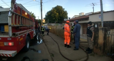 Idosa de 78 anos morre em incêndio dentro de casa no Bairro Lagoa Grande