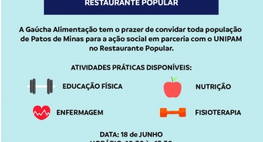 Gaúcha Alimentação e UNIPAM realizam ação social Gaúcha Alimentação e UNIPAM realizam ação social