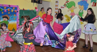 Centro Educacional Infantil Estrelinha do Saber de Lagoa Formosa realiza o 1ª Arraial