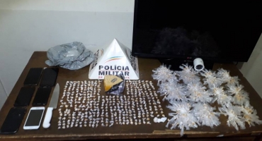 Mais de um quilo de crack é apreendido em Patrocínio 