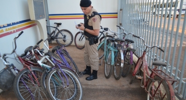 Polícia Militar de Lagoa Formosa apreende várias bicicletas furtadas e prende receptador 