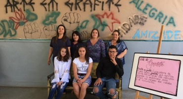 Escola Estadual Coronel Cristiano de Lagoa Formosa realiza 1ª Exposição de Arte em Grafite Escola Estadual Coronel Cristiano de Lagoa Formosa realiza 1ª Exposição de Arte em Grafite