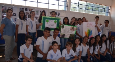 Alunos da Escola Estadual Nossa Senhora da Piedade realizam projeto em prol da preservação da natureza