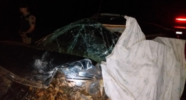 Duas pessoas morrem em batida frontal na LMG-740 no município de Lagoa Grande