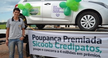 Lagoa Formosa: SICOOB Credipatos realiza entrega de HB20 Zero Km para sorteado da promoção Poupança Premiada