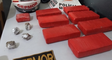 GEPMOR de Patos de Minas prende mulher e apreende grande quantidade de maconha
