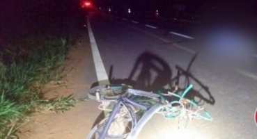 Ciclista de 41 anos morre atropelado na BR-354 em Rio Paranaíba