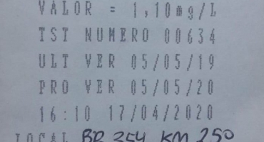 Motorista de Carmo do Paranaíba é detido na BR-354 por embriaguez ao volante 
