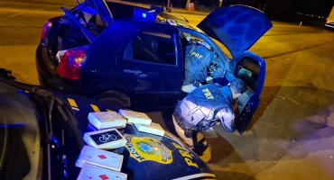 Tudo de novo: PRF volta a fazer grande apreensão de droga na BR-365, em Patos de Minas