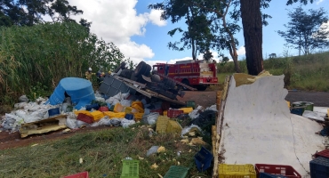 Motorista de caminhão morre em acidente na BR-365 no município de Patos de Minas