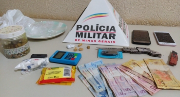Suspeitos de tráfico de drogas são detidos na cidade de Carmo do Paranaíba 