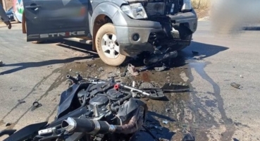 São Gotardo: motociclista de 19 anos fica gravemente ferido em acidente na MG-235