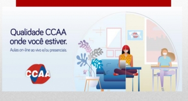 Informe publicitário CCAA: estude um novo idioma de onde você estiver Informe publicitário CCAA: estude um novo idioma de onde você estiver