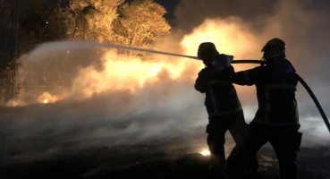 Incêndio atinge empresa de agronegócio em Patos de Minas e mobiliza efetivo do Corpo de Bombeiros