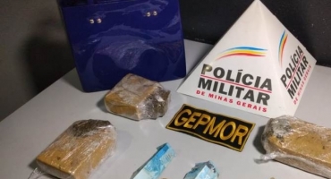 Garota de programa é presa em Patos de Minas com dois quilos de maconha na bolsa