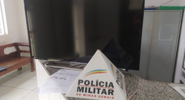 Polícia Militar de Lagoa Formosa recupera TV’s furtadas e encaminha suspeitos para a delegacia 
