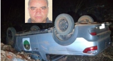 Motorista de 45 morre e passageiro fica ferido em acidente na AMG-1415 no Distrito de Santana de Patos 