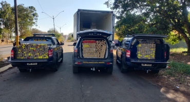 Polícia Rodoviária Federal apreende mais de uma tonelada e meia de maconha dentro de caminhão 
