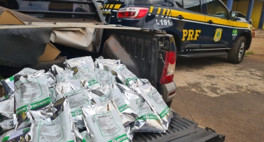 PRF apreende 60 quilos de inseticidas falsificados na BR-365 em Patos de Minas PRF apreende 60 quilos de inseticidas falsificados na BR-365 em Patos de Minas