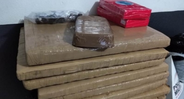 PM apreende grande quantidade de drogas na zona rural de Rio Paranaíba