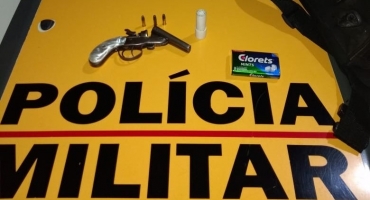 Jovem é detido com arma de fogo durante abordagem a veículo na BR-354 em Lagoa Formosa
