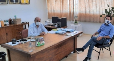 Patos de Minas: José Eustáquio e Falcão acertam detalhes da troca de comando no executivo patense Patos de Minas: José Eustáquio e Falcão acertam detalhes da troca de comando no executivo patense