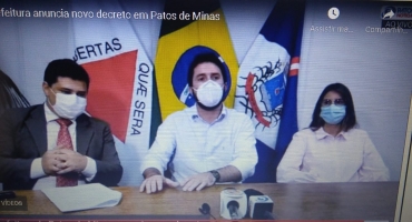 Prefeitura de Patos de Minas adota lockdown e toque de recolher a partir da próxima quinta (18) Prefeitura de Patos de Minas adota lockdown e toque de recolher a partir da próxima quinta (18)