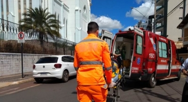 Acidente envolvendo bicicleta elétrica e automóvel deixa homem de 60 anos ferido Acidente envolvendo bicicleta elétrica e automóvel deixa homem de 60 anos ferido