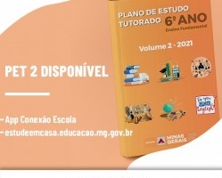 PET do segundo bimestre já está disponível para alunos da rede estadual PET do segundo bimestre já está disponível para alunos da rede estadual