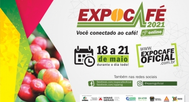 Expocafé 2021 começa na próxima terça-feira (18/5)