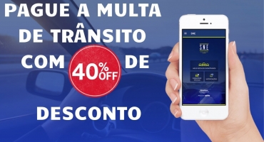 Novo sistema digital possibilita desconto de 40% em multas de trânsito Novo sistema digital possibilita desconto de 40% em multas de trânsito