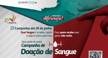 Sicoob Credipatos e Rede Coop realizam campanha de doação de sangue Sicoob Credipatos e Rede Coop realizam campanha de doação de sangue